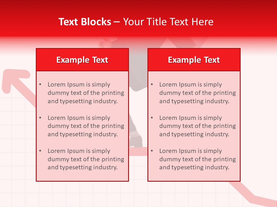 Conceptual Image Of Business Progress Or Growth PowerPoint Template