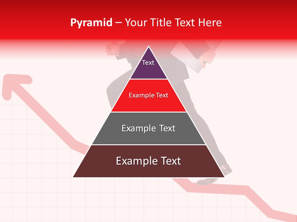 Conceptual Image Of Business Progress Or Growth PowerPoint Template