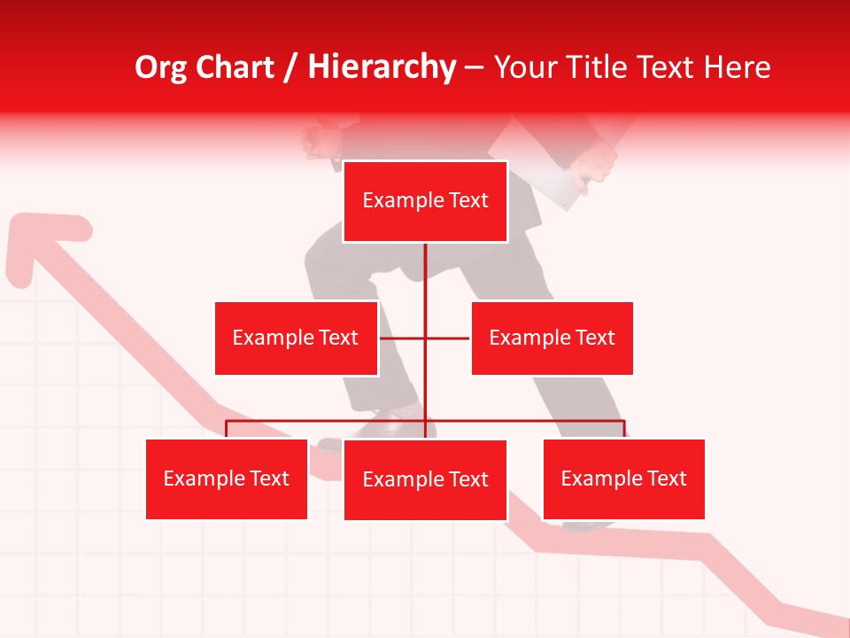 Conceptual Image Of Business Progress Or Growth PowerPoint Template