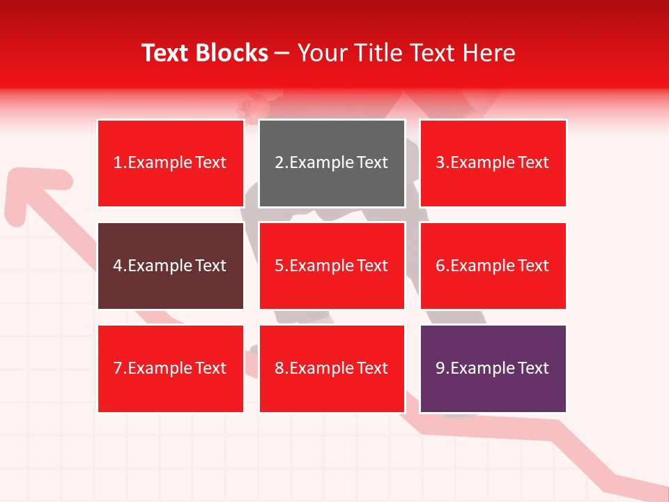 Conceptual Image Of Business Progress Or Growth PowerPoint Template