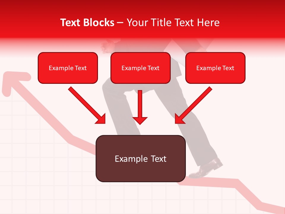 Conceptual Image Of Business Progress Or Growth PowerPoint Template