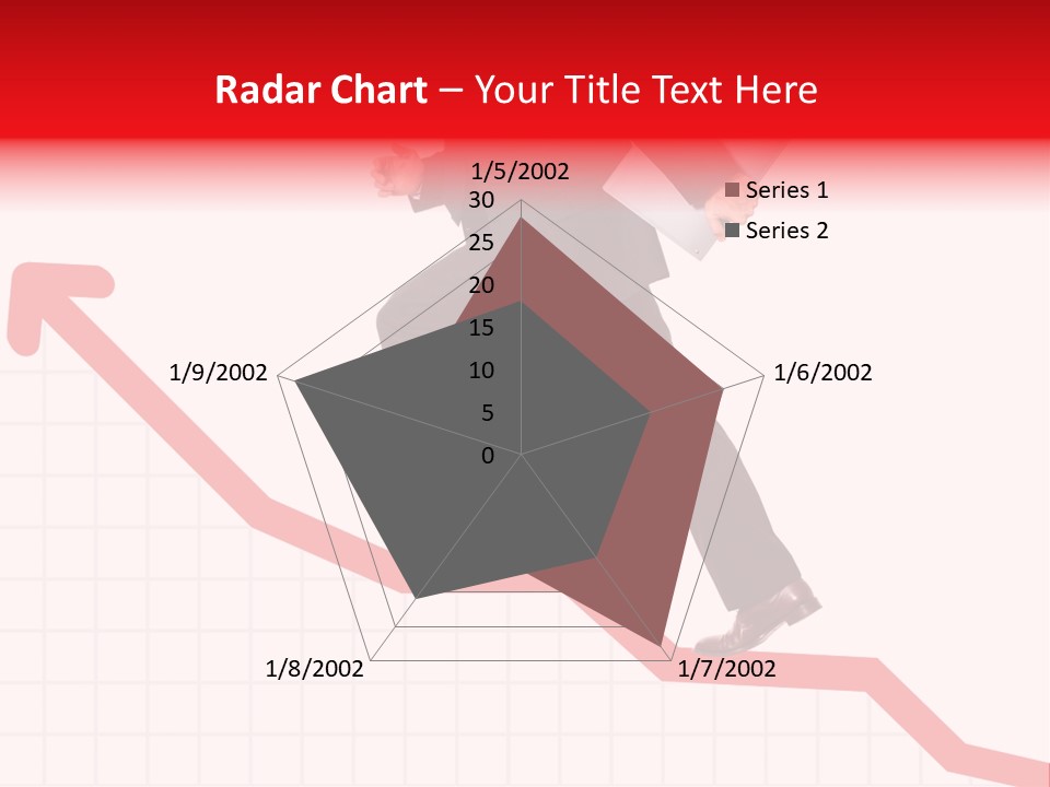 Conceptual Image Of Business Progress Or Growth PowerPoint Template