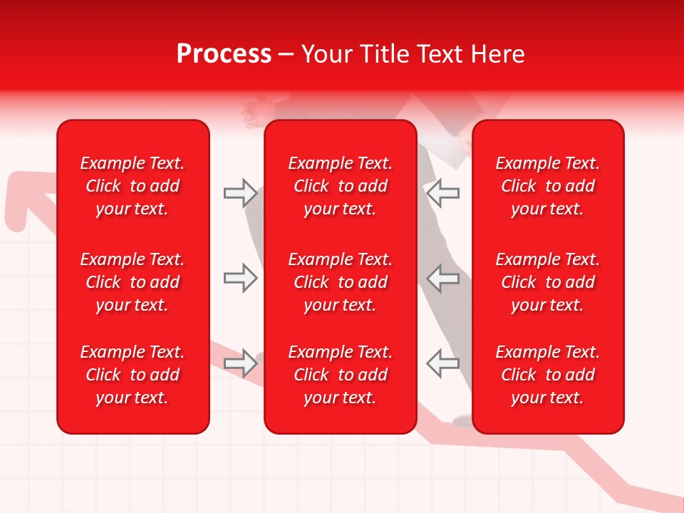 Conceptual Image Of Business Progress Or Growth PowerPoint Template