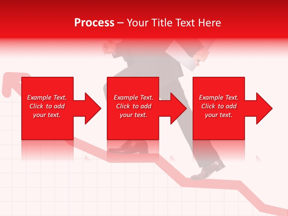 Conceptual Image Of Business Progress Or Growth PowerPoint Template