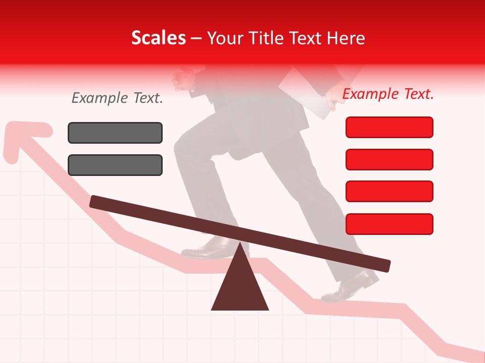 Conceptual Image Of Business Progress Or Growth PowerPoint Template
