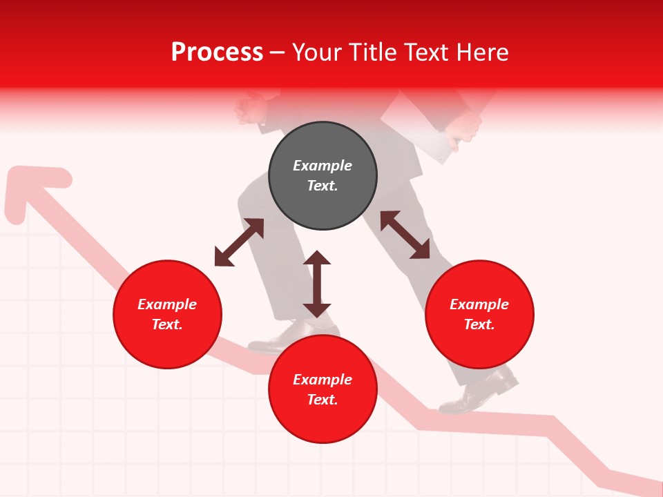 Conceptual Image Of Business Progress Or Growth PowerPoint Template