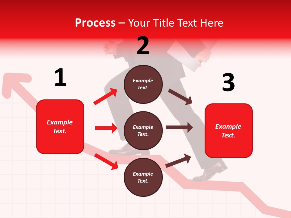 Conceptual Image Of Business Progress Or Growth PowerPoint Template