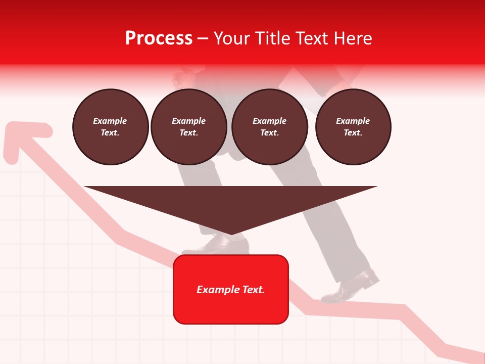 Conceptual Image Of Business Progress Or Growth PowerPoint Template
