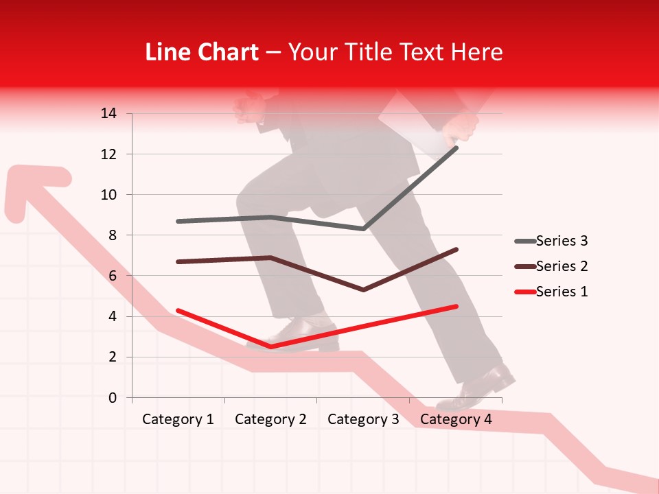 Conceptual Image Of Business Progress Or Growth PowerPoint Template