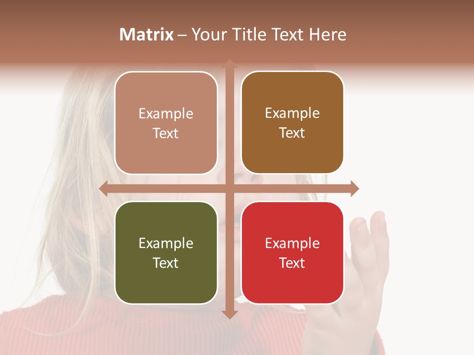 A Little Girl With A Surprised Look On Her Face PowerPoint Template