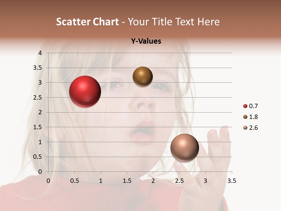 A Little Girl With A Surprised Look On Her Face PowerPoint Template
