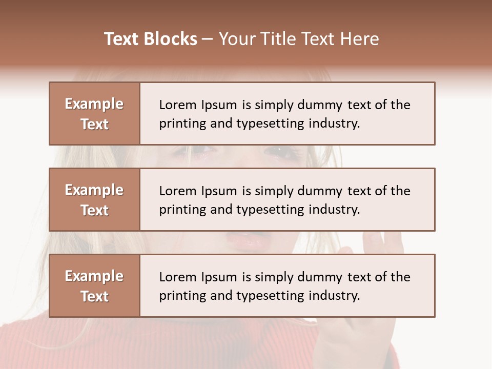 A Little Girl With A Surprised Look On Her Face PowerPoint Template