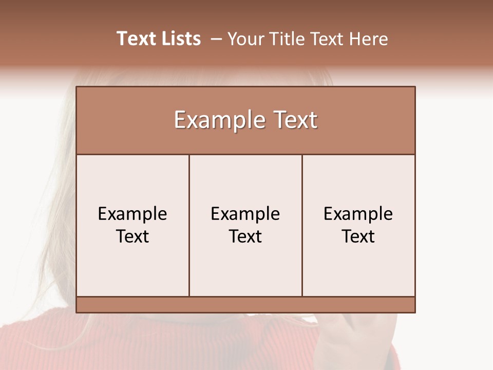 A Little Girl With A Surprised Look On Her Face PowerPoint Template