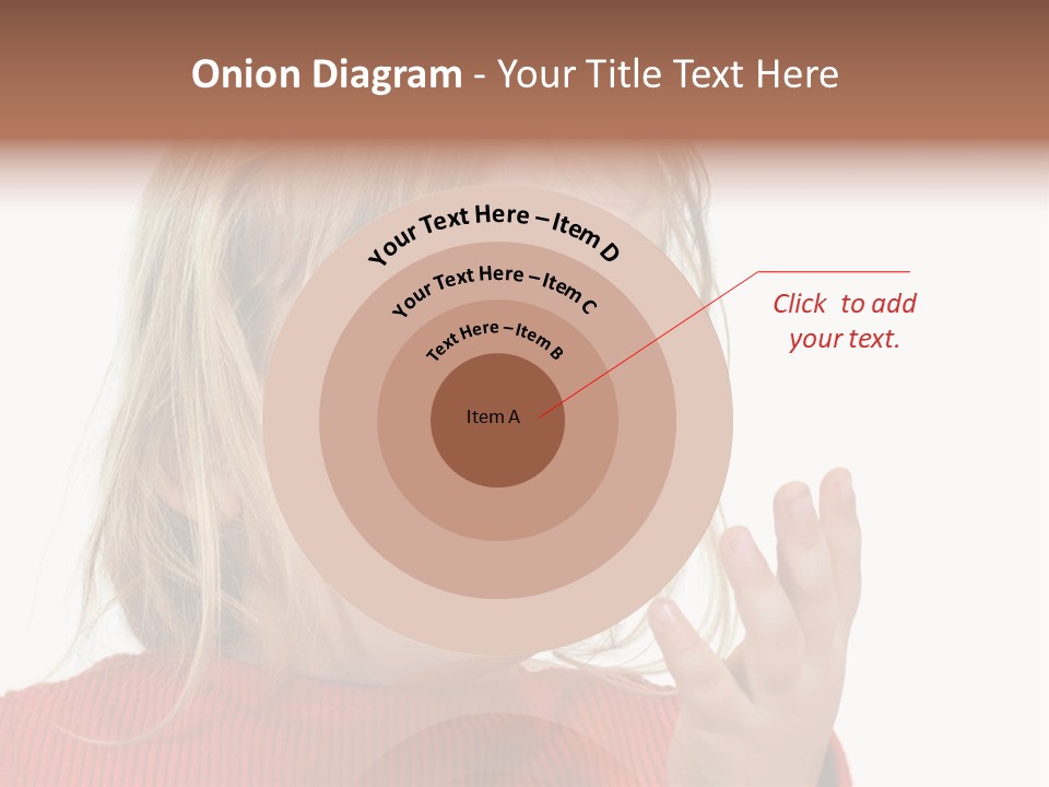 A Little Girl With A Surprised Look On Her Face PowerPoint Template