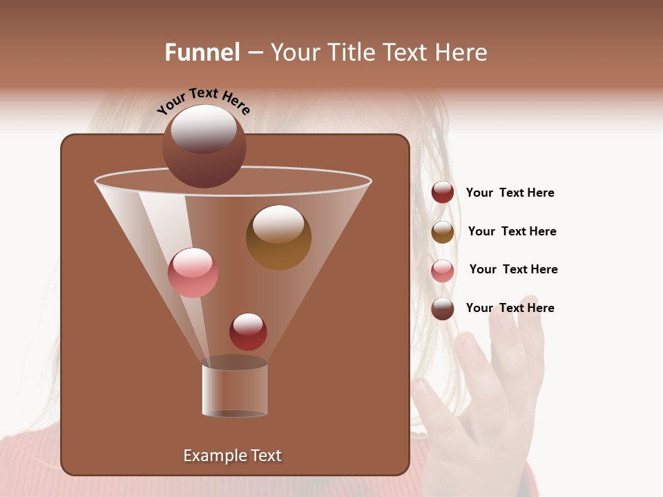 A Little Girl With A Surprised Look On Her Face PowerPoint Template