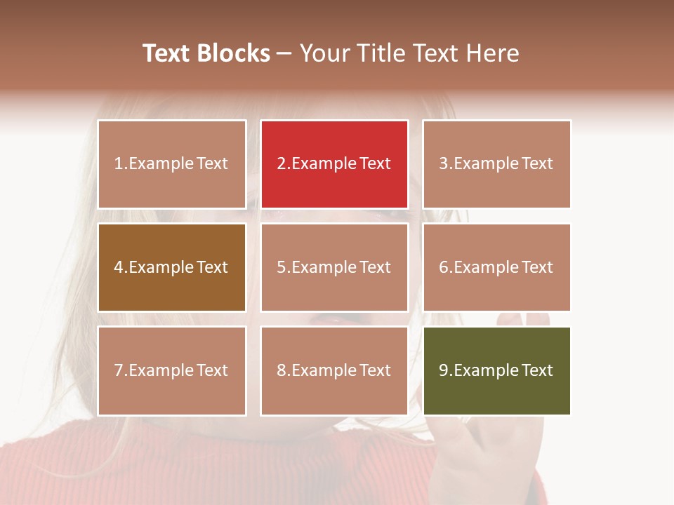 A Little Girl With A Surprised Look On Her Face PowerPoint Template