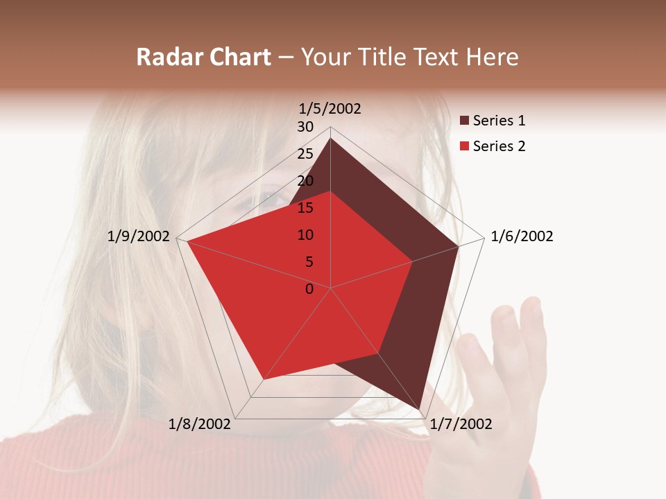 A Little Girl With A Surprised Look On Her Face PowerPoint Template