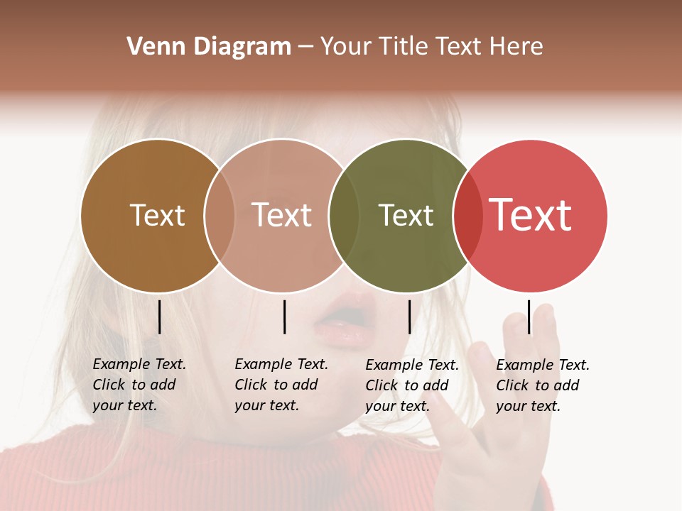 A Little Girl With A Surprised Look On Her Face PowerPoint Template