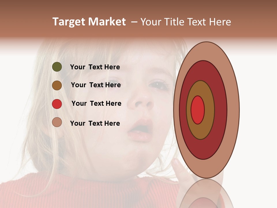 A Little Girl With A Surprised Look On Her Face PowerPoint Template