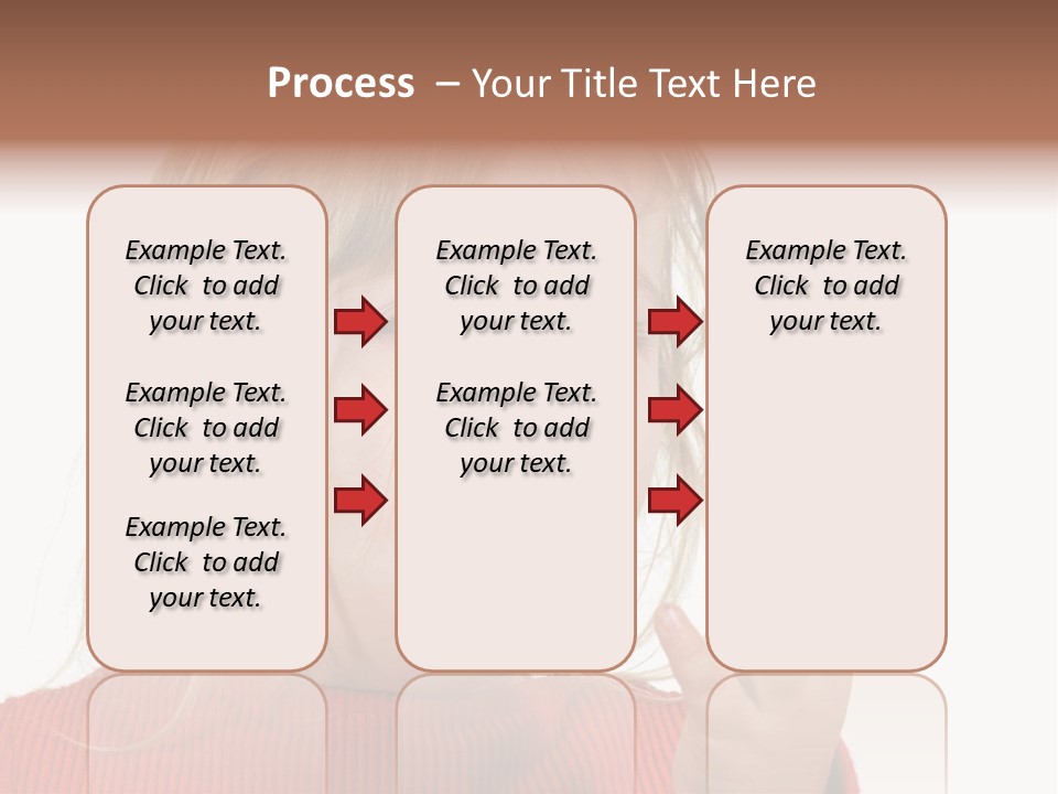 A Little Girl With A Surprised Look On Her Face PowerPoint Template