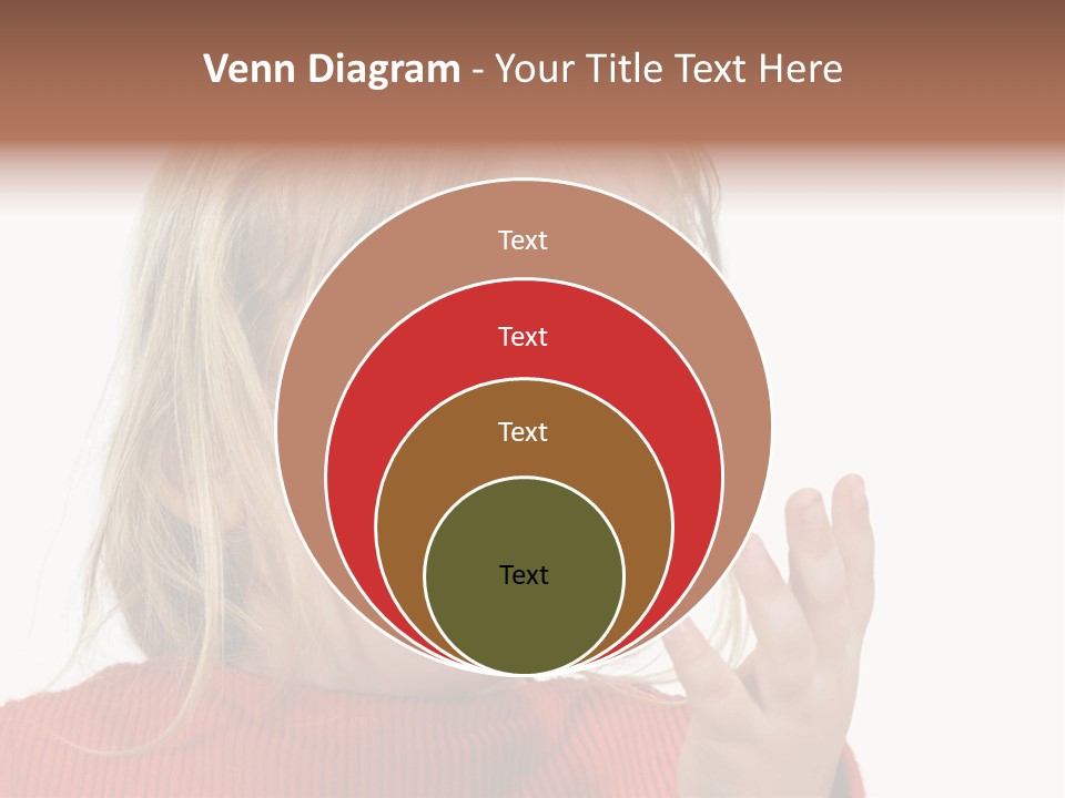 A Little Girl With A Surprised Look On Her Face PowerPoint Template