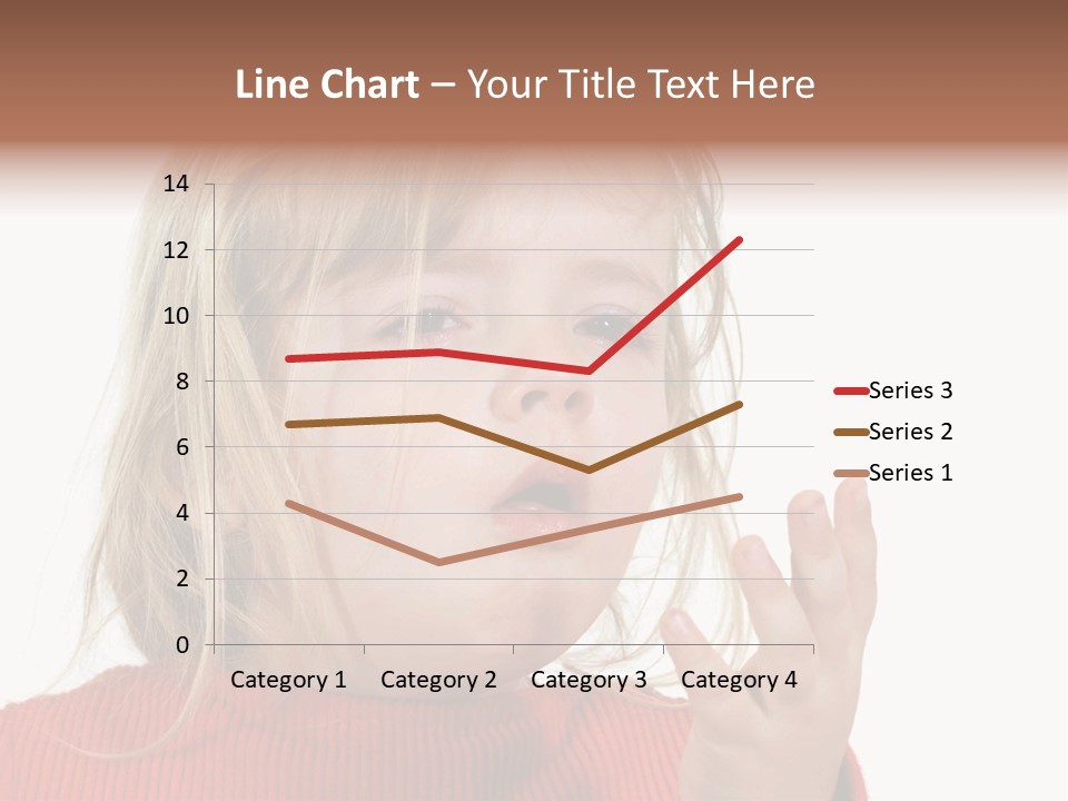 A Little Girl With A Surprised Look On Her Face PowerPoint Template