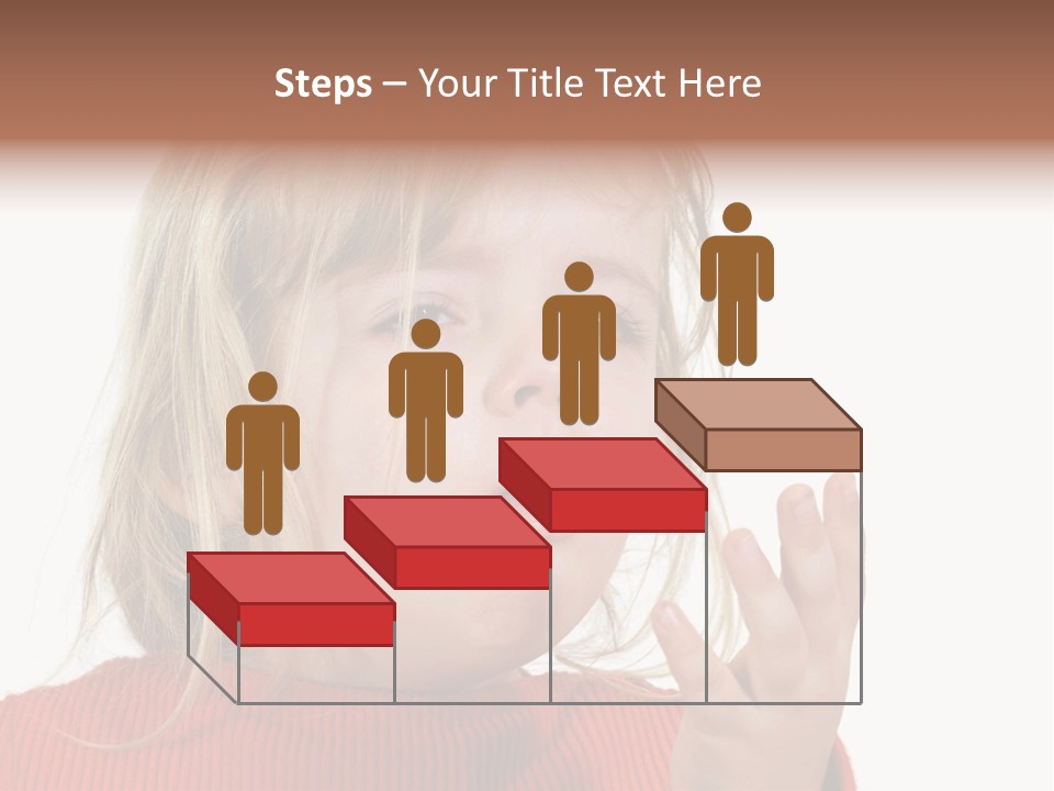 A Little Girl With A Surprised Look On Her Face PowerPoint Template