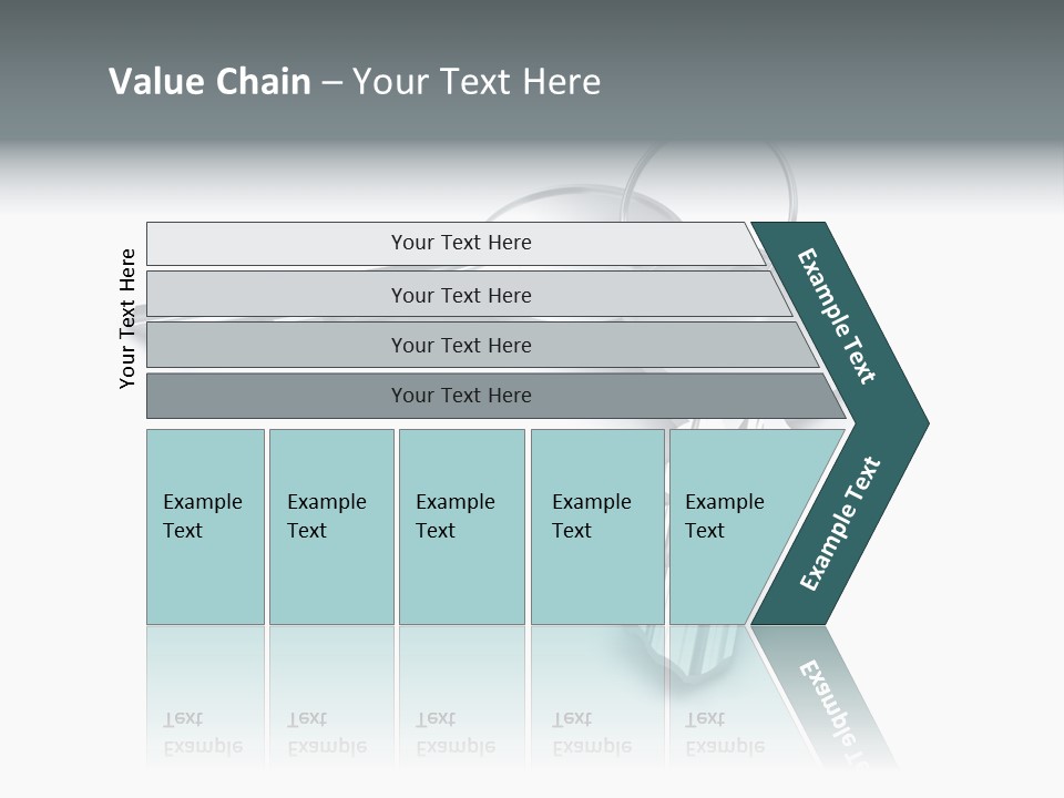 Open Sunflower Blossoms On A Field In The Sun PowerPoint Template