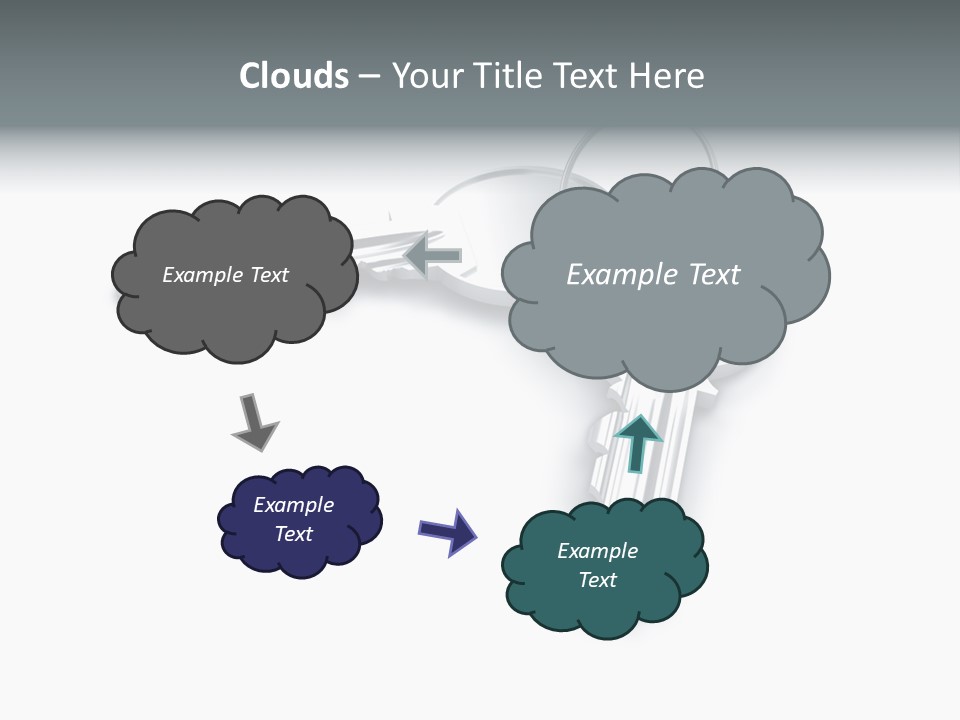 Open Sunflower Blossoms On A Field In The Sun PowerPoint Template