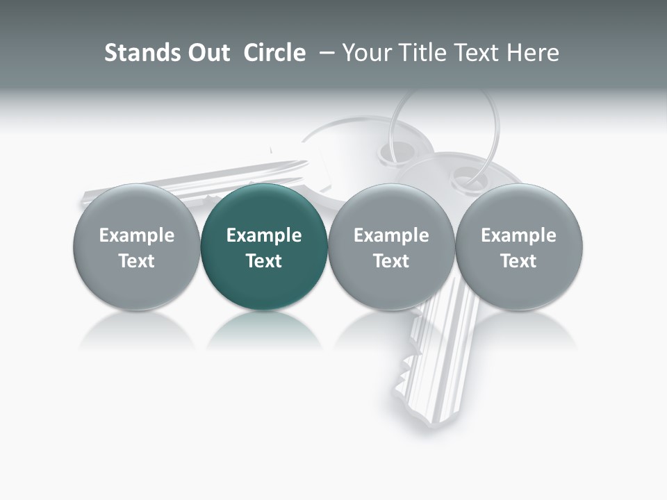 Open Sunflower Blossoms On A Field In The Sun PowerPoint Template