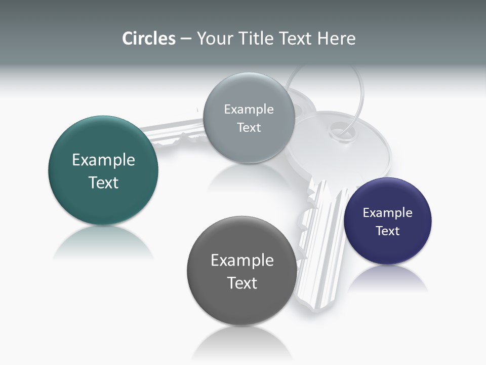 Open Sunflower Blossoms On A Field In The Sun PowerPoint Template