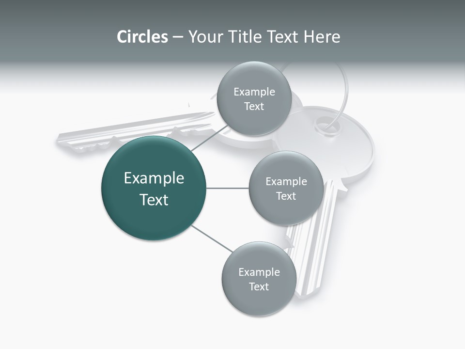 Open Sunflower Blossoms On A Field In The Sun PowerPoint Template