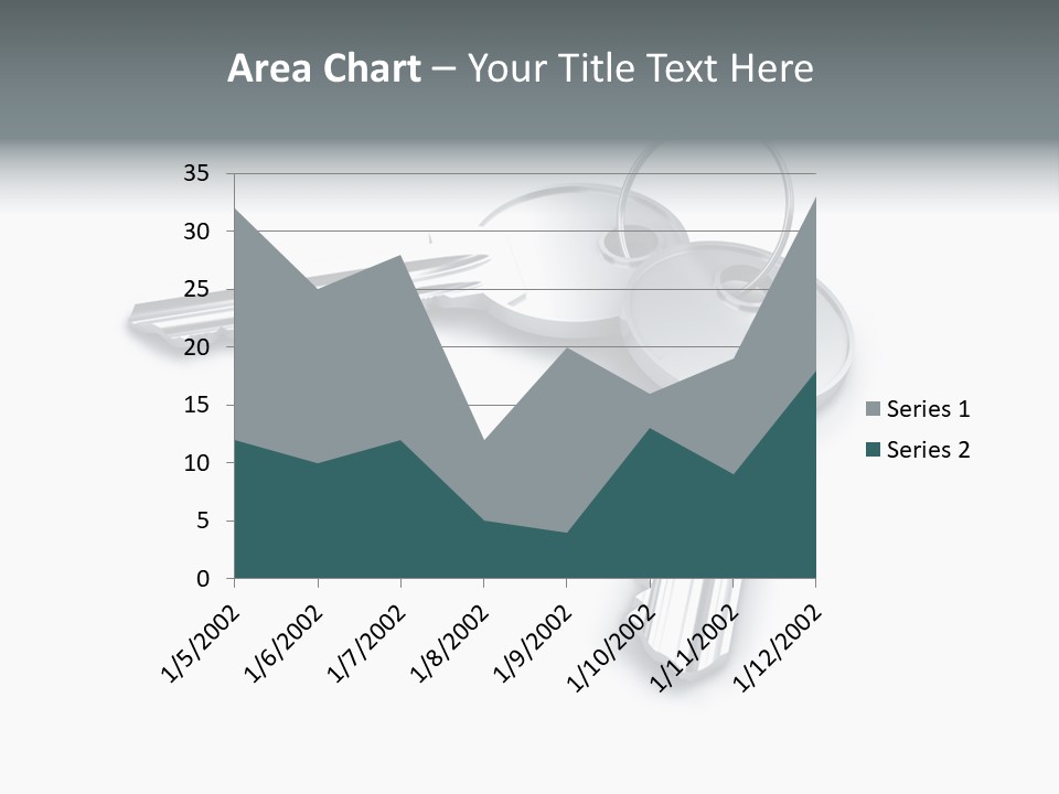 Open Sunflower Blossoms On A Field In The Sun PowerPoint Template