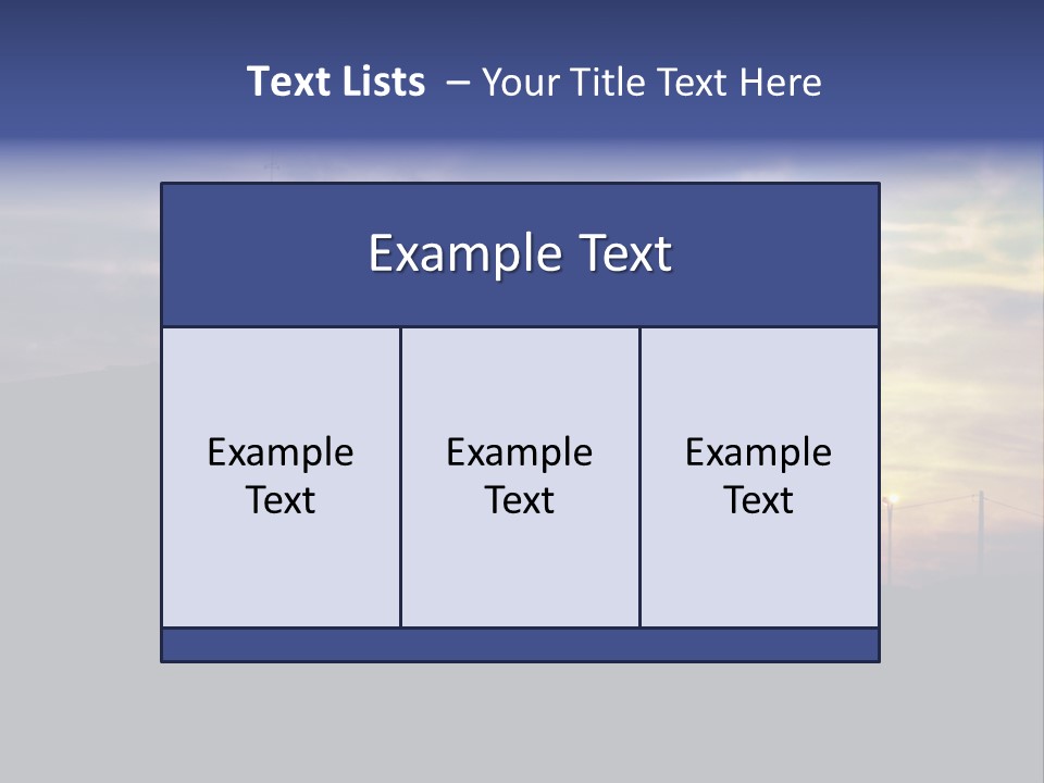 Lighthouse After Sunset Under Mystic Sky PowerPoint Template