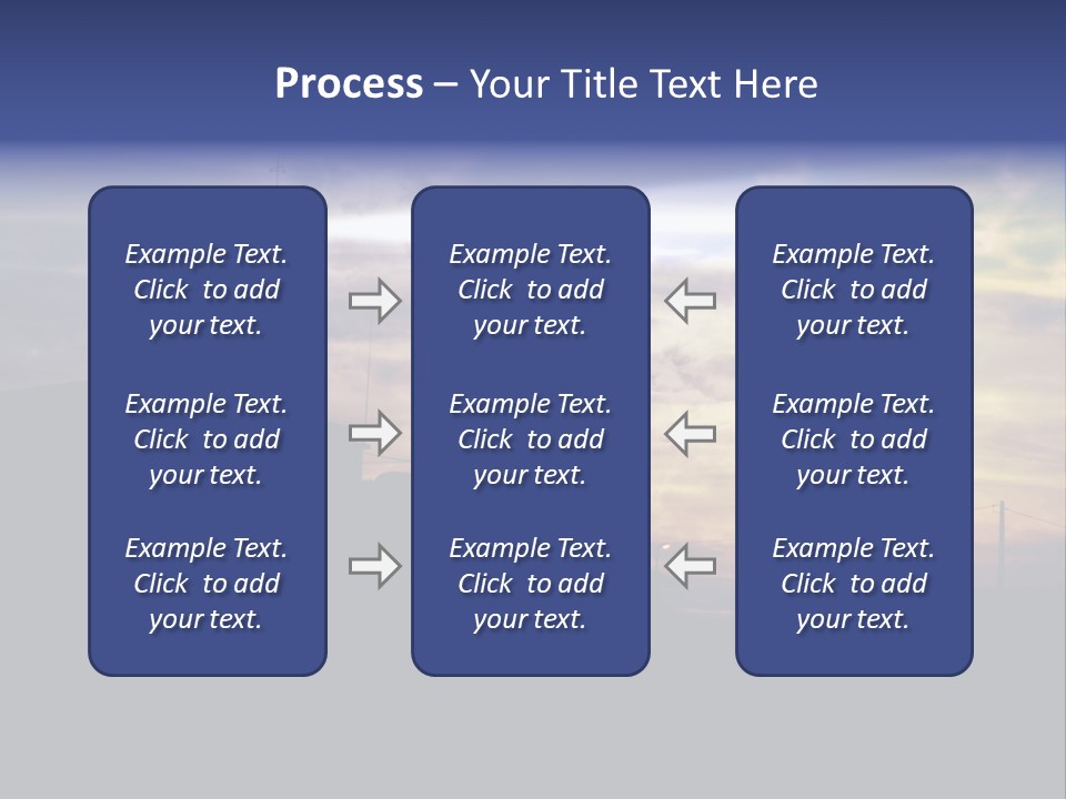 Lighthouse After Sunset Under Mystic Sky PowerPoint Template