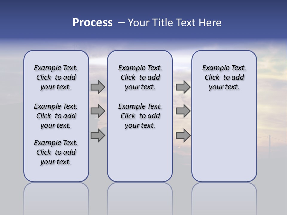 Lighthouse After Sunset Under Mystic Sky PowerPoint Template