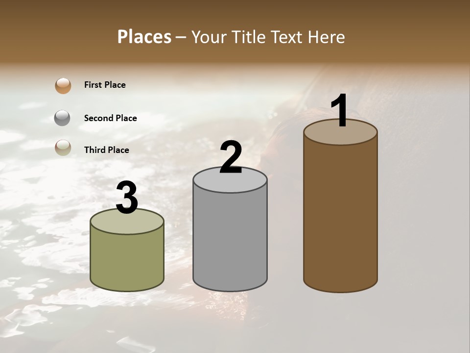 Dairy Farm Holding Pens And Grain Silo PowerPoint Template