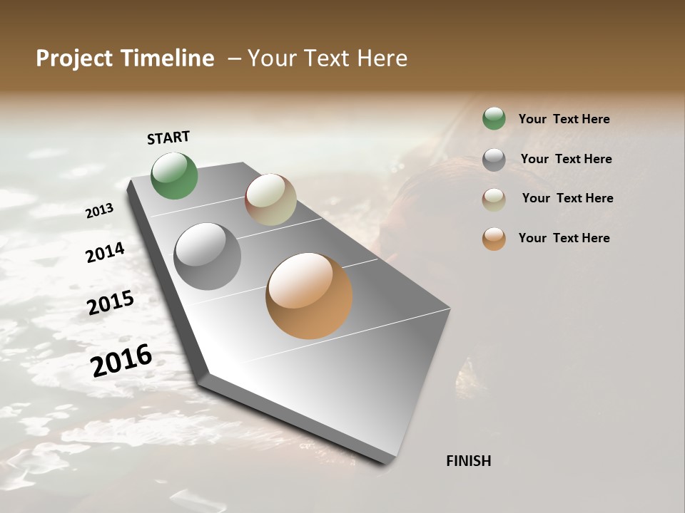 Dairy Farm Holding Pens And Grain Silo PowerPoint Template