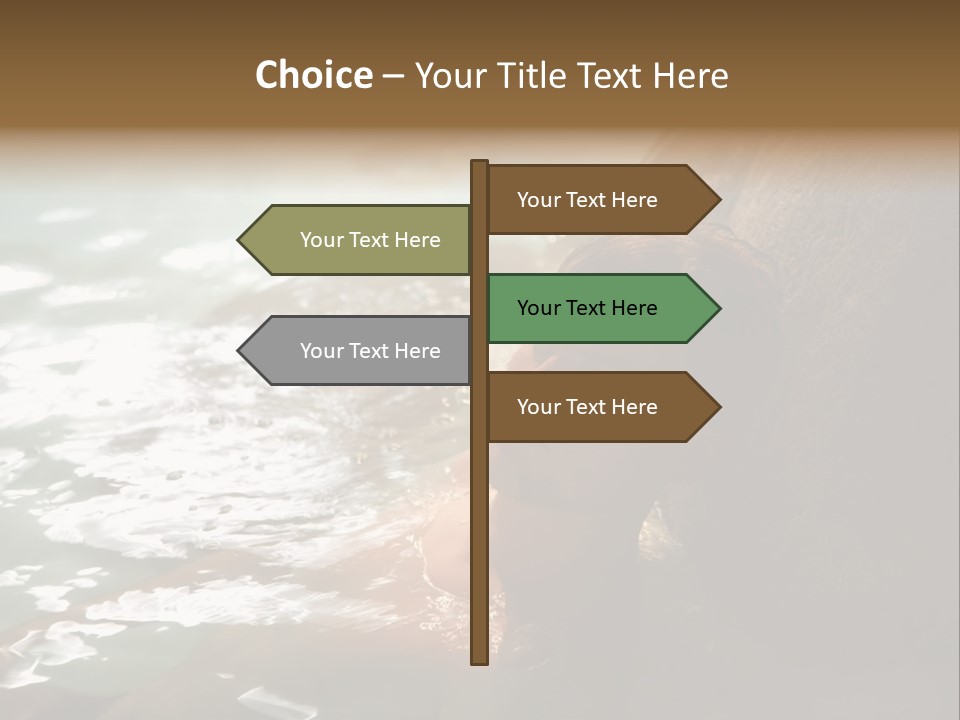 Dairy Farm Holding Pens And Grain Silo PowerPoint Template