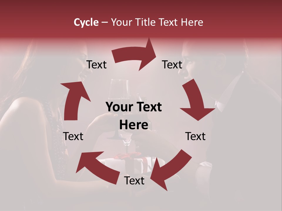 Butterfly On A Flower PowerPoint Template