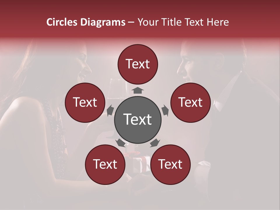 Butterfly On A Flower PowerPoint Template