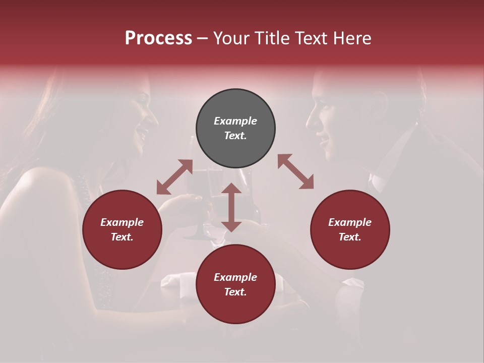 Butterfly On A Flower PowerPoint Template