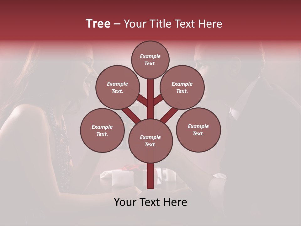 Butterfly On A Flower PowerPoint Template