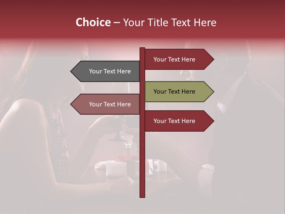 Butterfly On A Flower PowerPoint Template