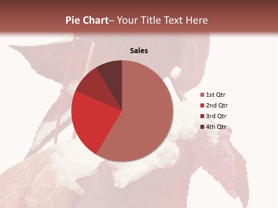Frozen Leaves PowerPoint Template