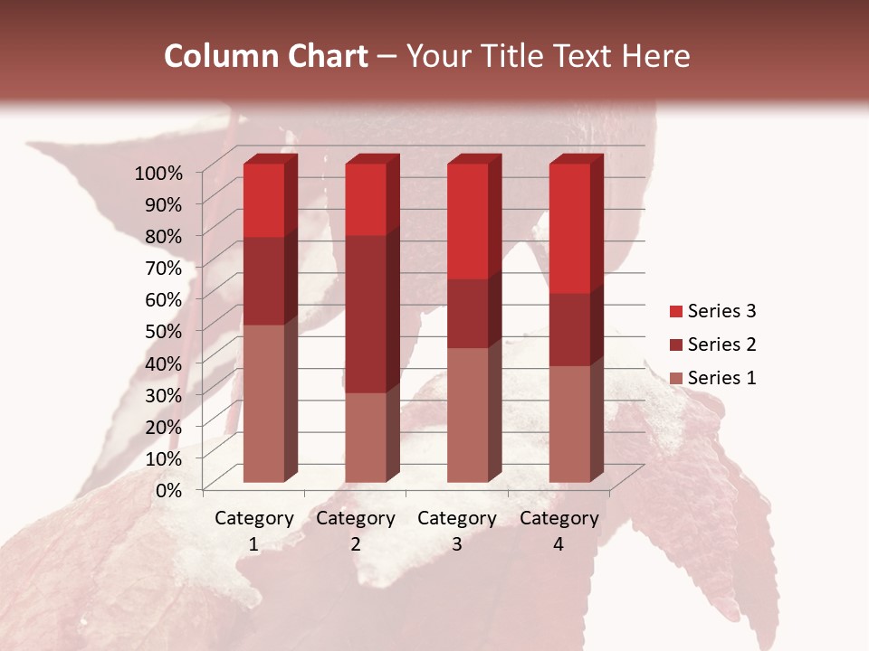 Frozen Leaves PowerPoint Template