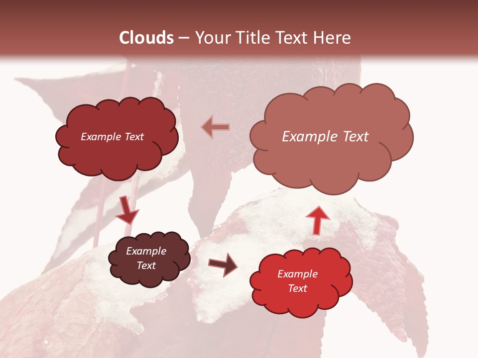 Frozen Leaves PowerPoint Template