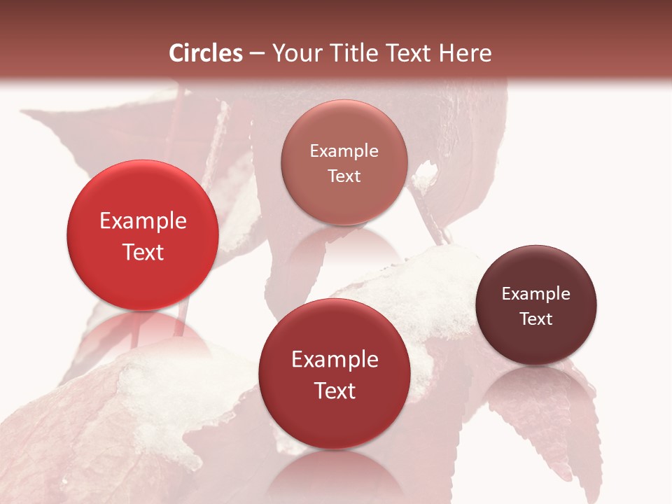 Frozen Leaves PowerPoint Template