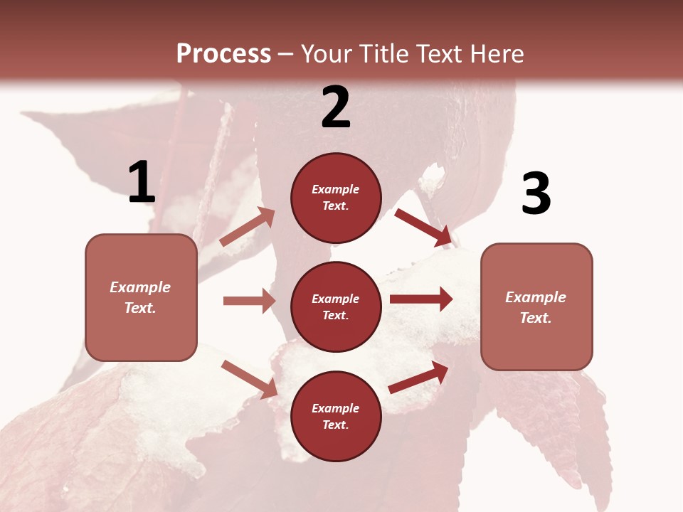 Frozen Leaves PowerPoint Template