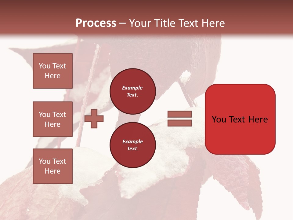 Frozen Leaves PowerPoint Template